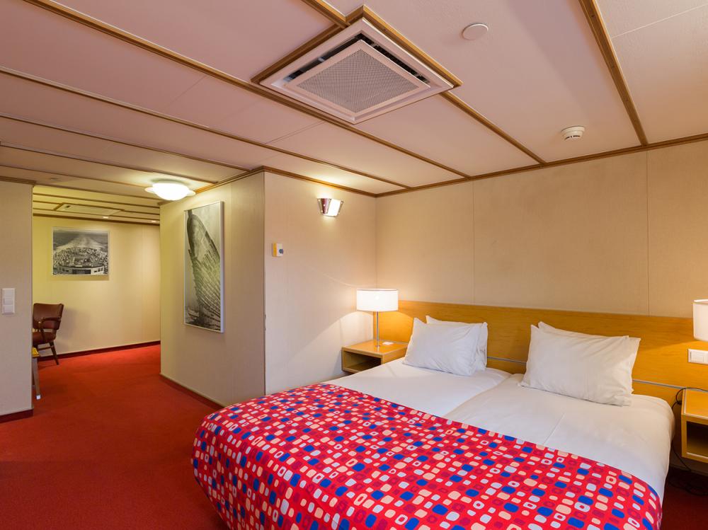 Weekendjeweg Rotterdam ss schip overnachten superior kamer