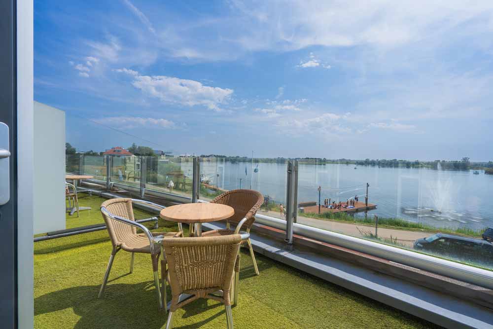 Hotel Restaurant Hoogeerd Balkon Zicht