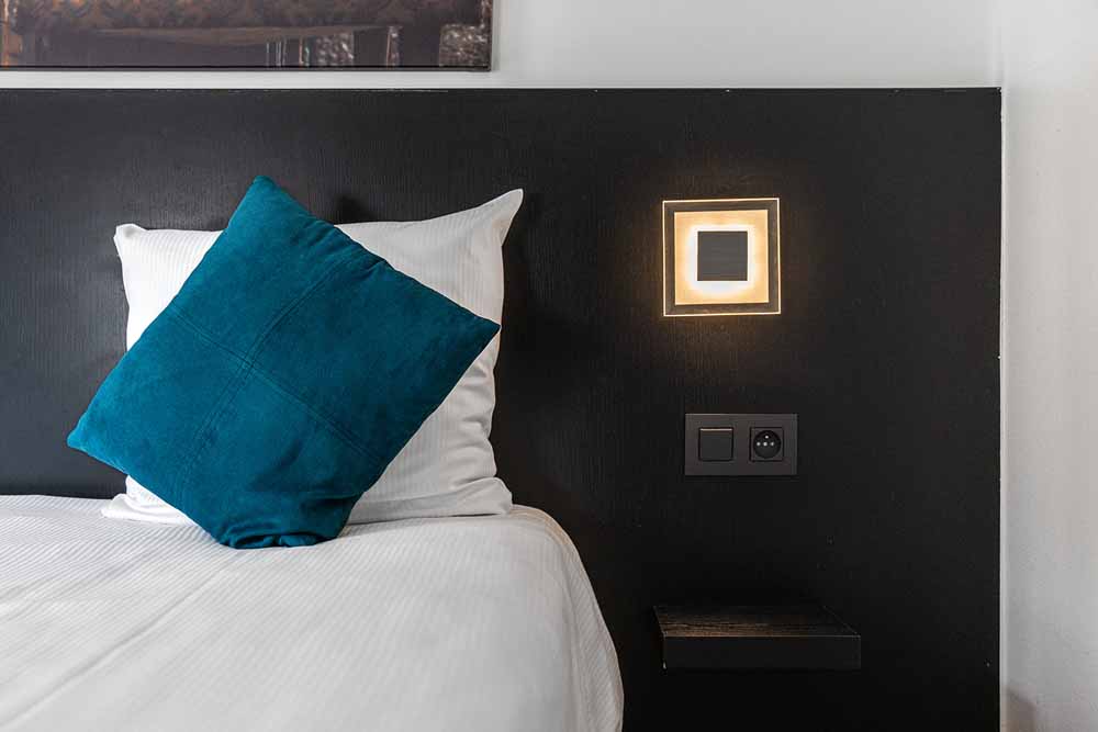 hotelkamer bed hotel velotel brugge